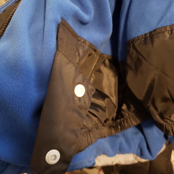 Starter Jacket 3 in 1 Men's Large 42-44 Removable Hood Blue & Gray NEW - Picture 14 of 15